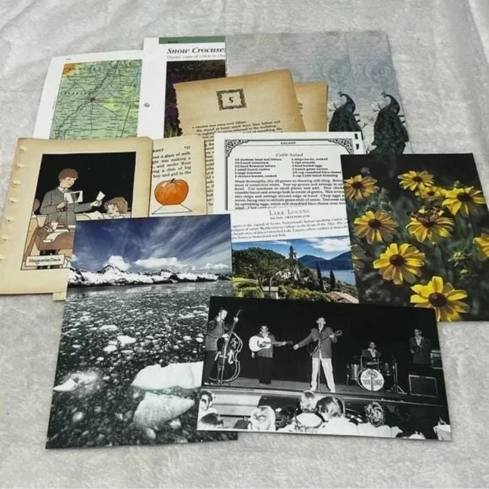 50+ piece Ephemera Lot 49 Collage Crafting Junk Journals Scrapbooking